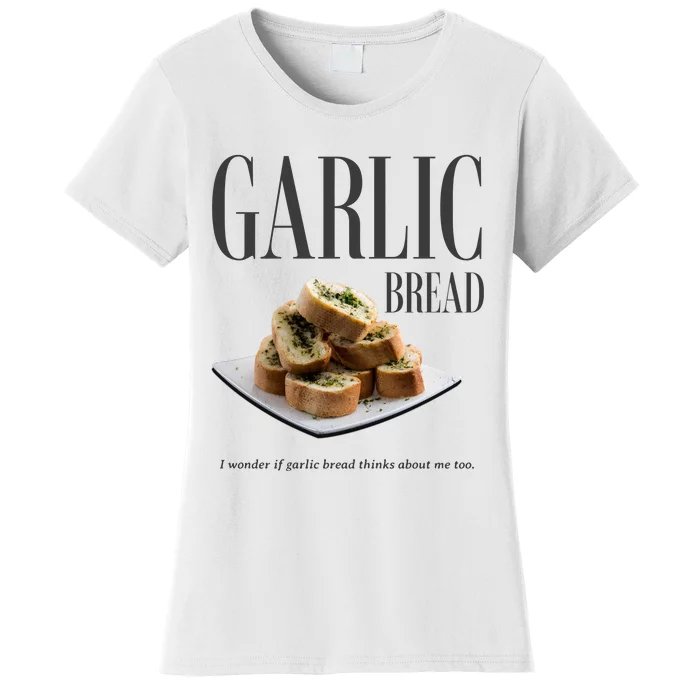 Garlic Bread Retro Food Bootleg Women's T-Shirt