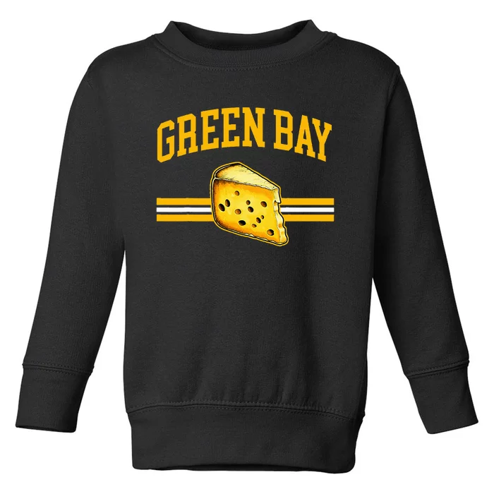 Green Bay Retro Vintage Classic Wisconsin Gift Toddler Sweatshirt