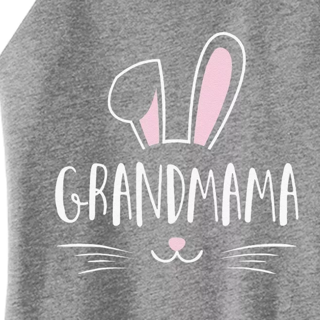 Grandmama Bunny Rabbit Family Group Easter Mother's Day Women’s Perfect Tri Rocker Tank