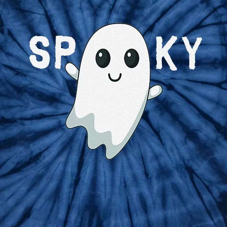 Ghost Boo Sheet Spooky Halloween Sayings Tie-Dye T-Shirt