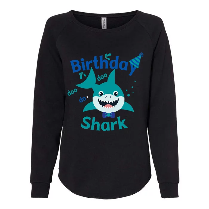 Green Birthday Shark Doo Doo Do Womens California Wash Sweatshirt