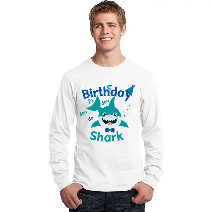 Green Birthday Shark Doo Doo Do Long Sleeve Shirt