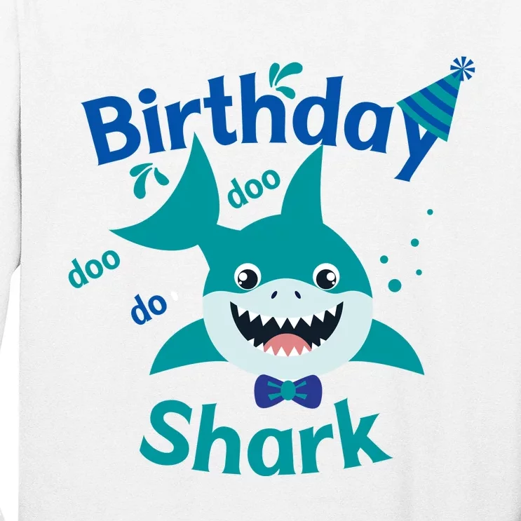 Green Birthday Shark Doo Doo Do Long Sleeve Shirt