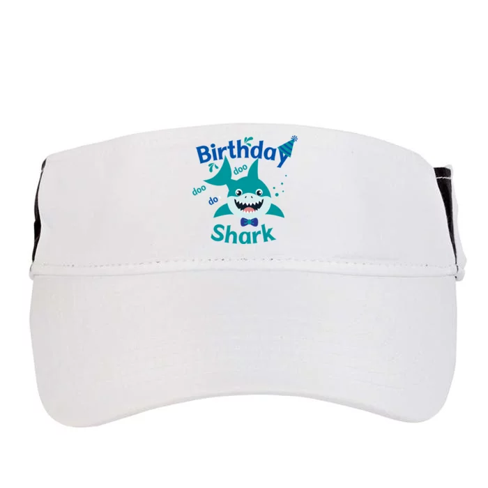 Green Birthday Shark Doo Doo Do Adult Drive Performance Visor