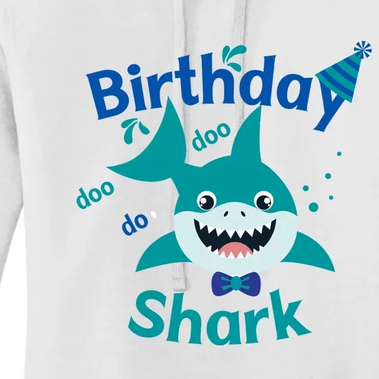 Green Birthday Shark Doo Doo Do Women's Pullover Hoodie