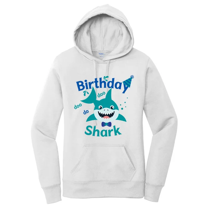 Green Birthday Shark Doo Doo Do Women's Pullover Hoodie