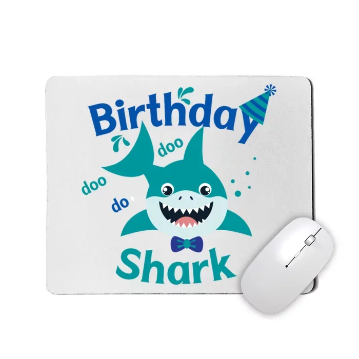 Green Birthday Shark Doo Doo Do Mousepad