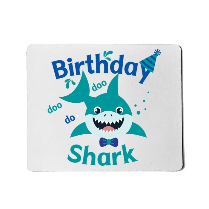 Green Birthday Shark Doo Doo Do Mousepad