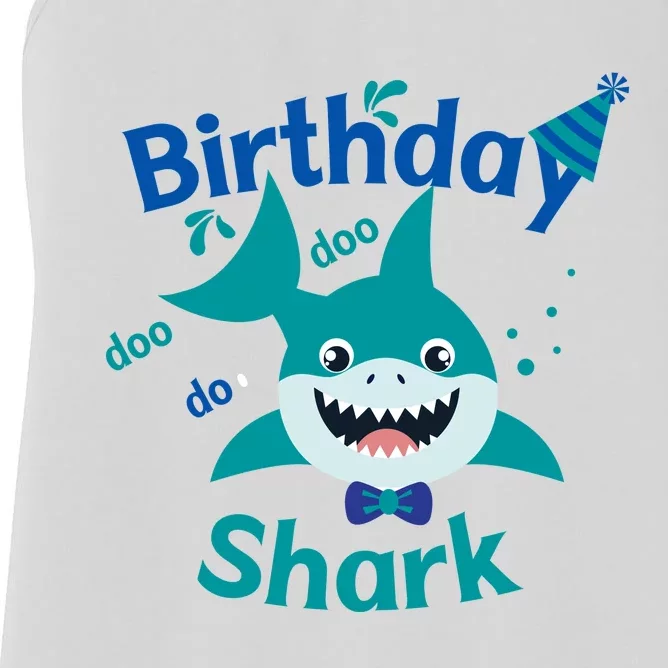 Green Birthday Shark Doo Doo Do Women's Racerback Tank