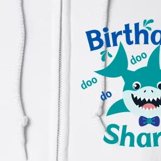 Green Birthday Shark Doo Doo Do Full Zip Hoodie