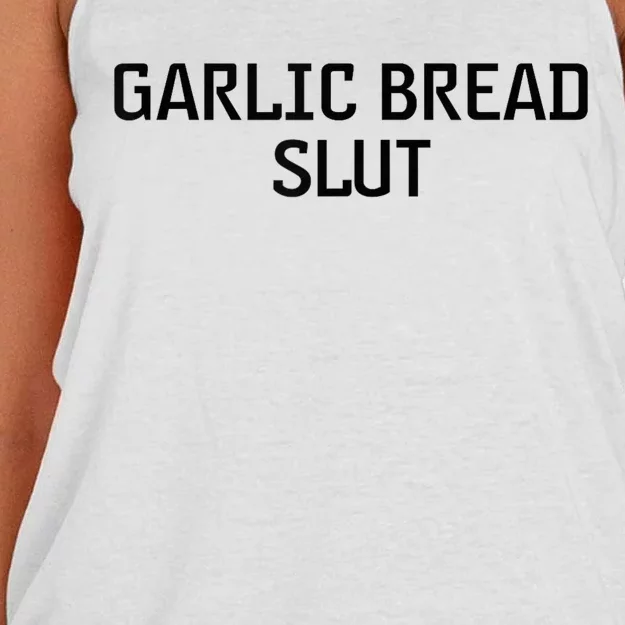 Garlic Bread Slut Women's Knotted Racerback Tank