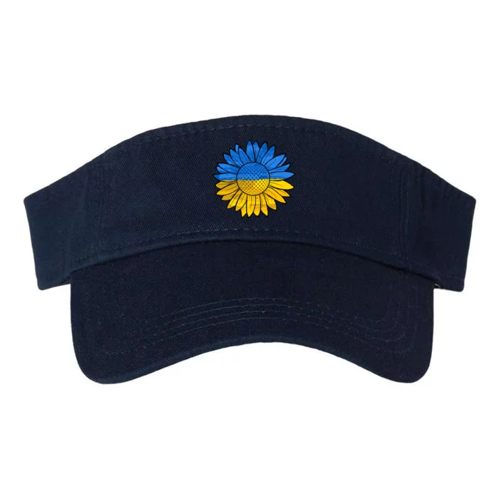 Gold & Blue Sunflower Flag Support Stand With Valucap Bio-Washed Visor