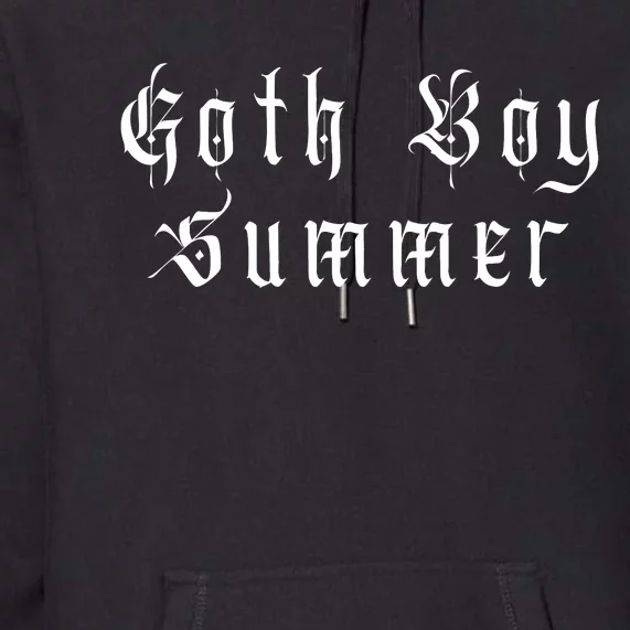 Goth Boy Summer Premium Hoodie