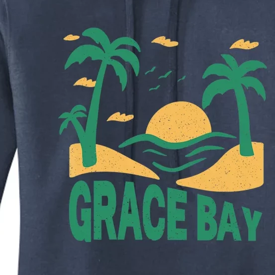 Grace Bay Summer Vacation Travel Souvenir Women's Pullover Hoodie