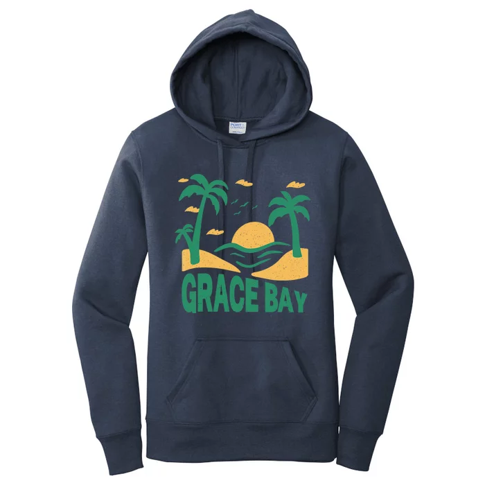 Grace Bay Summer Vacation Travel Souvenir Women's Pullover Hoodie