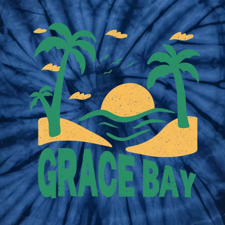 Grace Bay Summer Vacation Travel Souvenir Tie-Dye T-Shirt