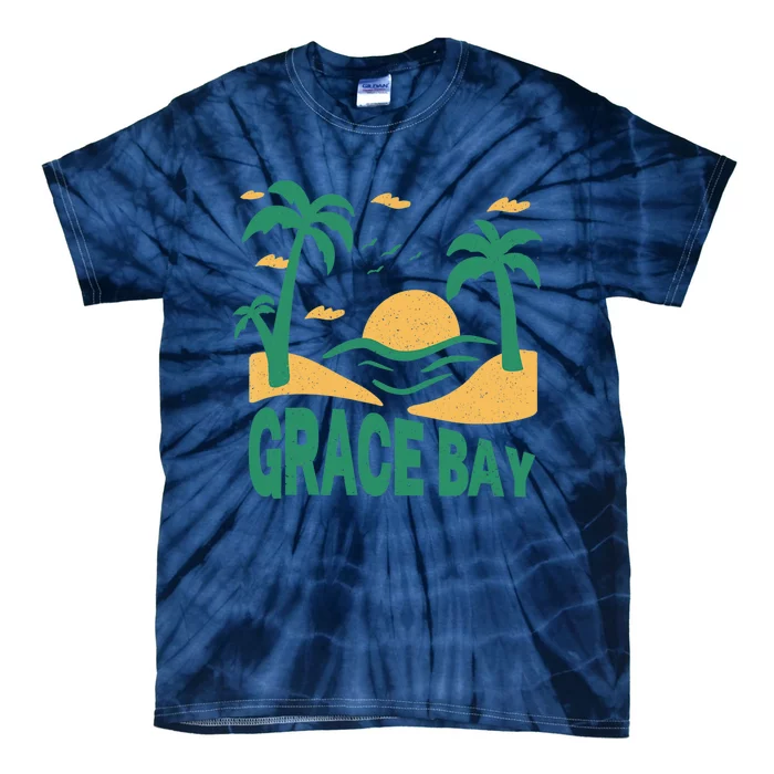 Grace Bay Summer Vacation Travel Souvenir Tie-Dye T-Shirt