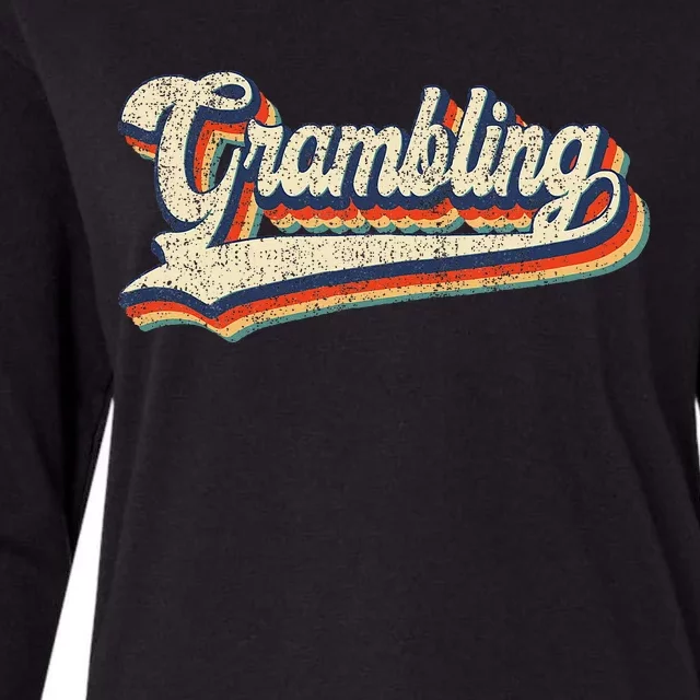 Gram Bling School Sport Name Womens Cotton Relaxed Long Sleeve T-Shirt