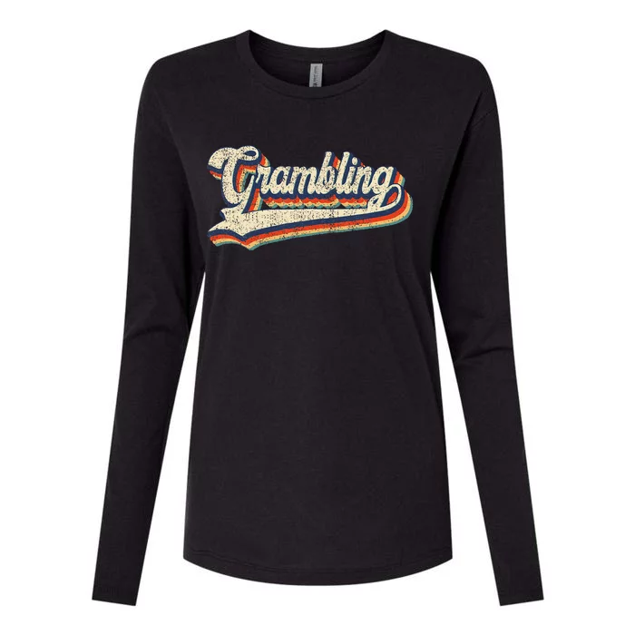 Gram Bling School Sport Name Womens Cotton Relaxed Long Sleeve T-Shirt