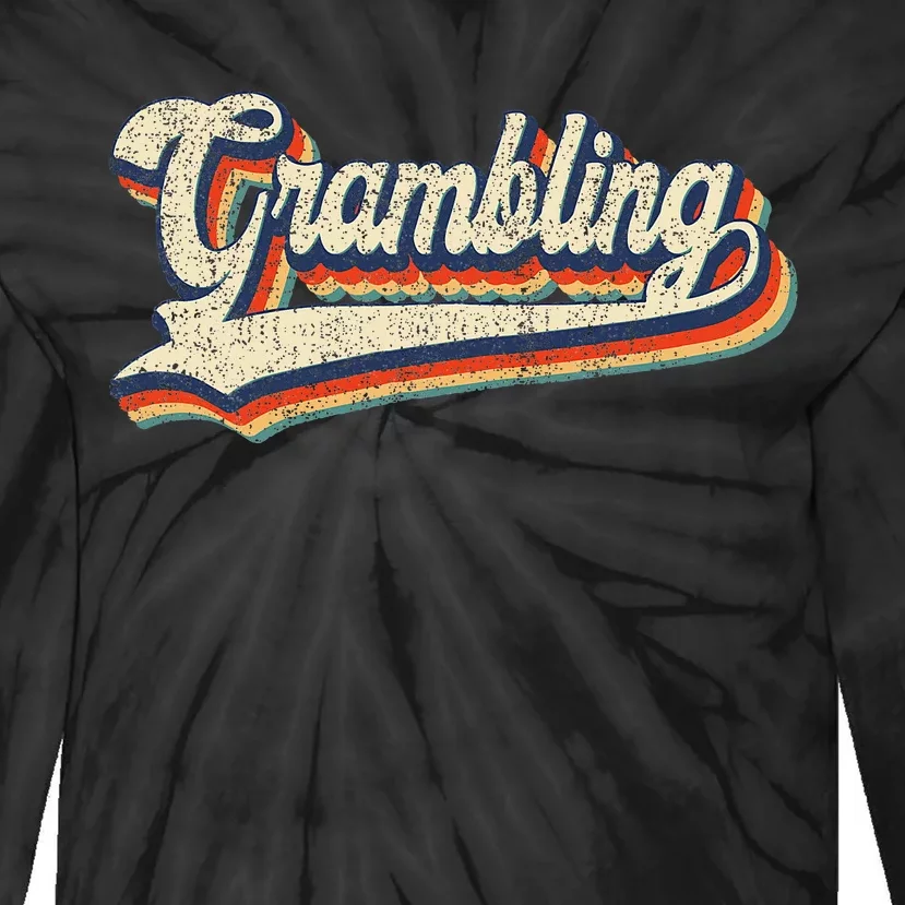 Gram Bling School Sport Name Tie-Dye Long Sleeve Shirt