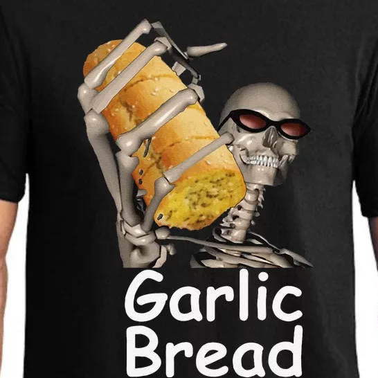 Garlic Bread Skeleton Funny Food Pajama Set