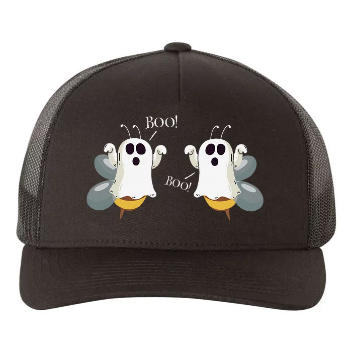 Ghost Bees Saying Boo Funny Halloween Gift Yupoong Adult 5-Panel Trucker Hat