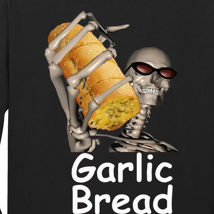 Garlic Bread Skeleton Tall Long Sleeve T-Shirt