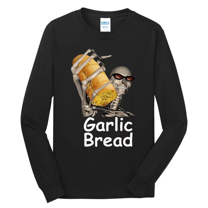 Garlic Bread Skeleton Tall Long Sleeve T-Shirt