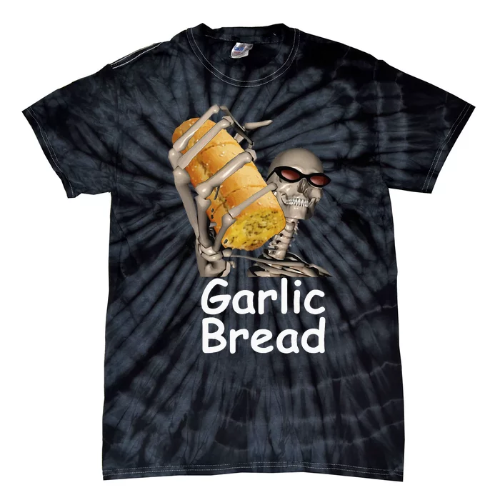 Garlic Bread Skeleton Tie-Dye T-Shirt