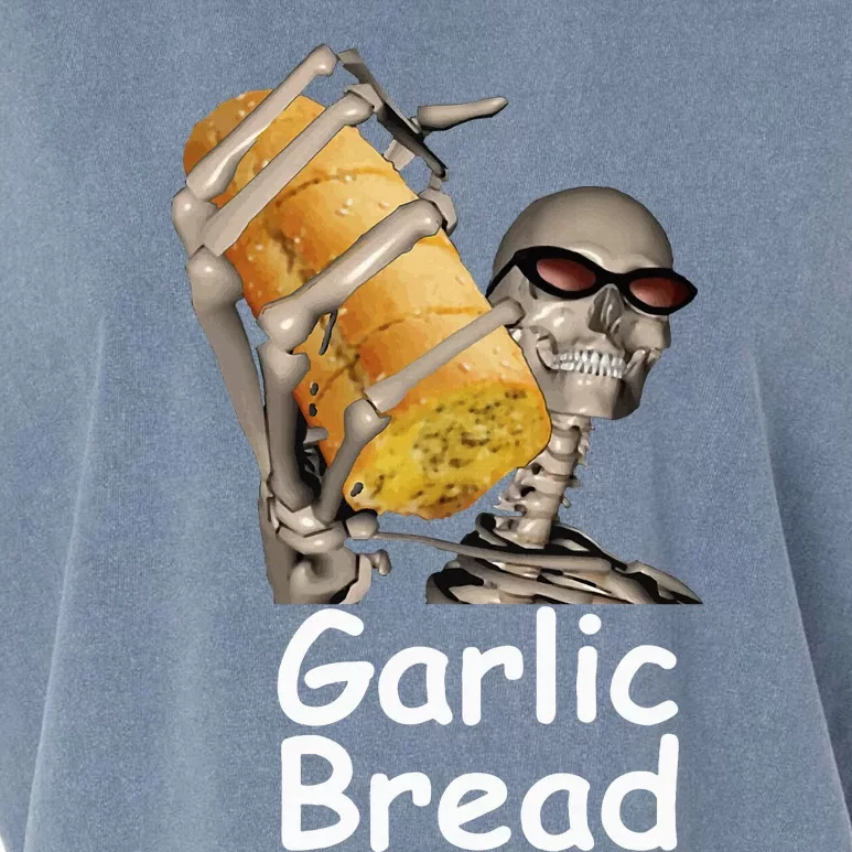 Garlic Bread Skeleton Garment-Dyed Women's Muscle Tee