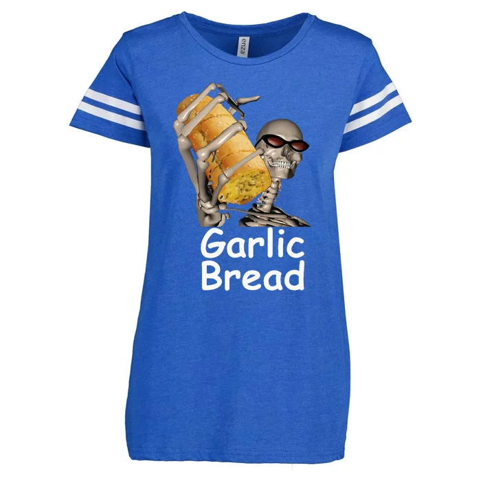 Garlic Bread Skeleton Enza Ladies Jersey Football T-Shirt