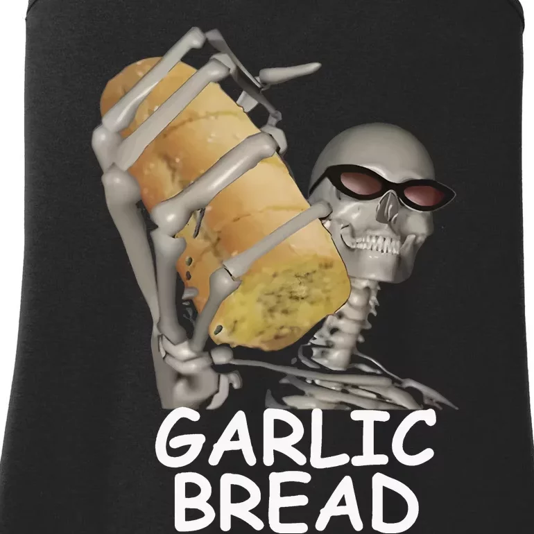 Garlic Bread Skeleton Ladies Essential Tank