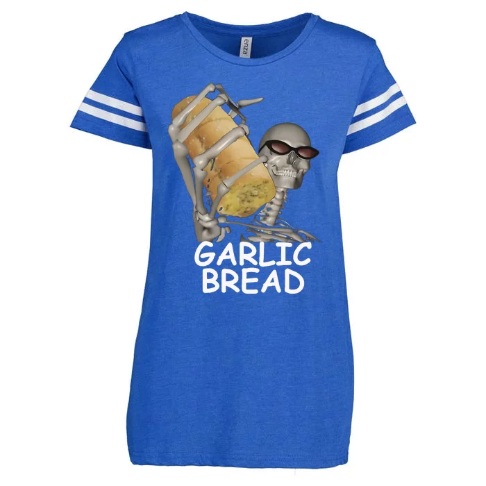 Garlic Bread Skeleton Enza Ladies Jersey Football T-Shirt