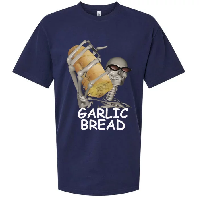 Garlic Bread Skeleton Sueded Cloud Jersey T-Shirt