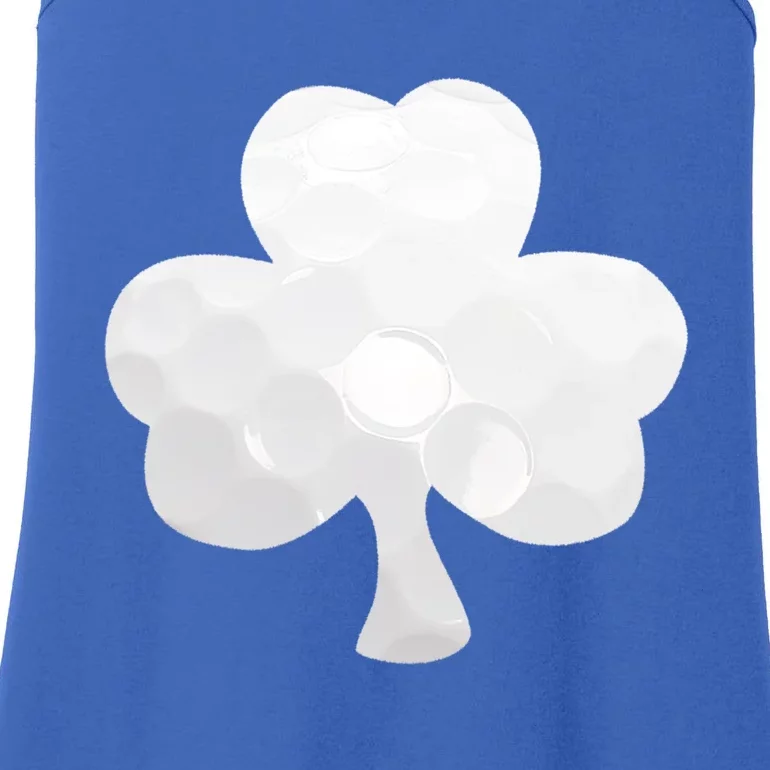 Golf Ball Shamrock St Patricks Clover Sports Fan Athlete Gift Ladies Essential Tank