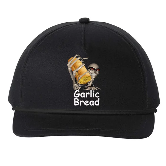 Garlic Bread Skeleton Snapback Five-Panel Rope Hat