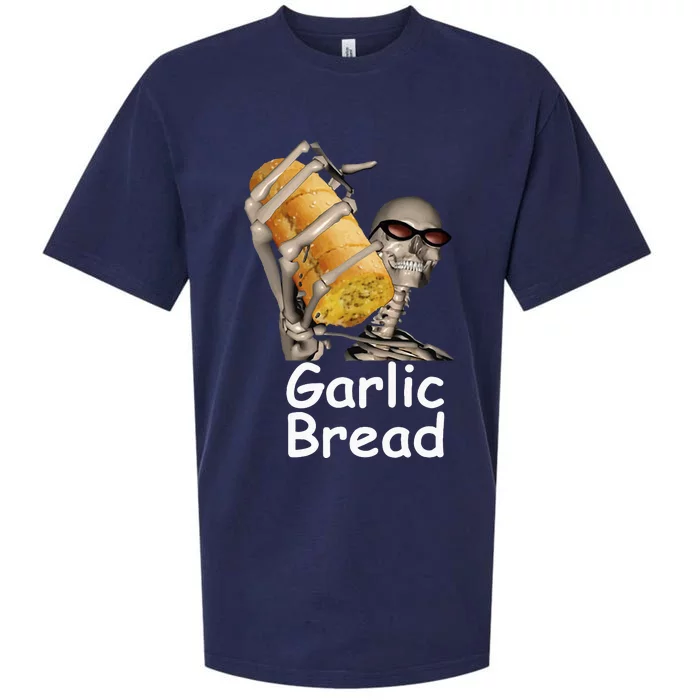 Garlic Bread Skeleton Funny Sueded Cloud Jersey T-Shirt