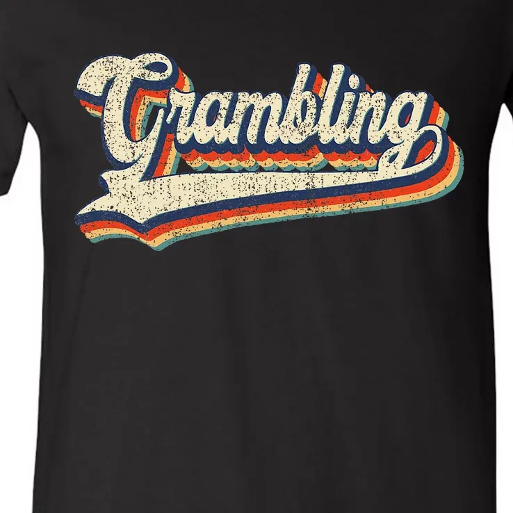 Gram Bling School Sport Name V-Neck T-Shirt