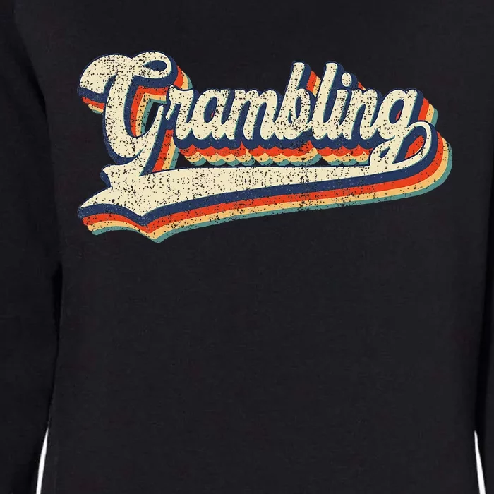 Gram Bling School Sport Name Womens California Wash Sweatshirt