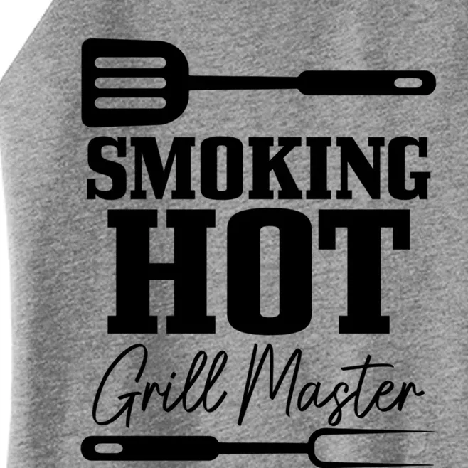 Grilling Bbq Smoking Hot Funny Fathers Day Meaningful Gift Women’s Perfect Tri Rocker Tank