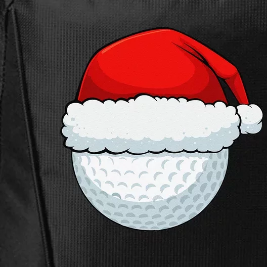 Golf Ball Santa Hat Christmas Pajama Cool Sport Xmas Golfer City Backpack