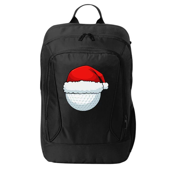 Golf Ball Santa Hat Christmas Pajama Cool Sport Xmas Golfer City Backpack