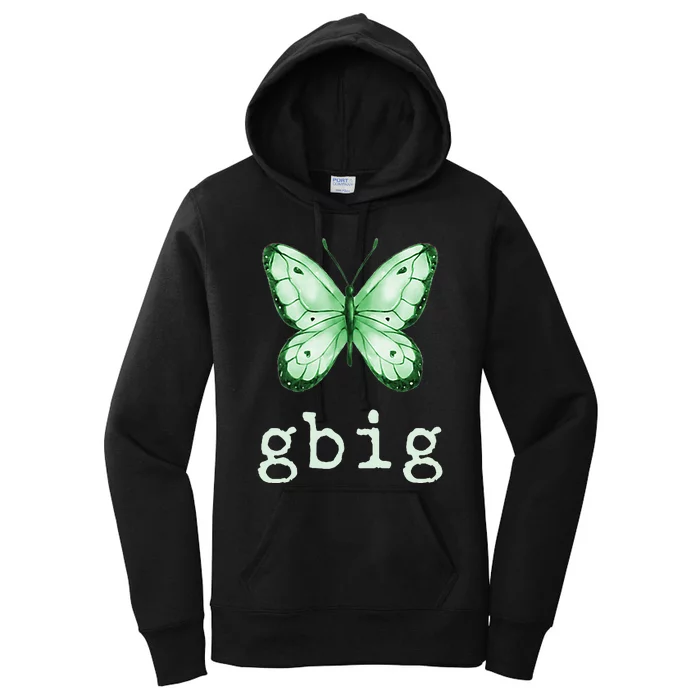 GBig Butterfly Sorority Reveal Big Little for Lil Sister Women's Pullover Hoodie