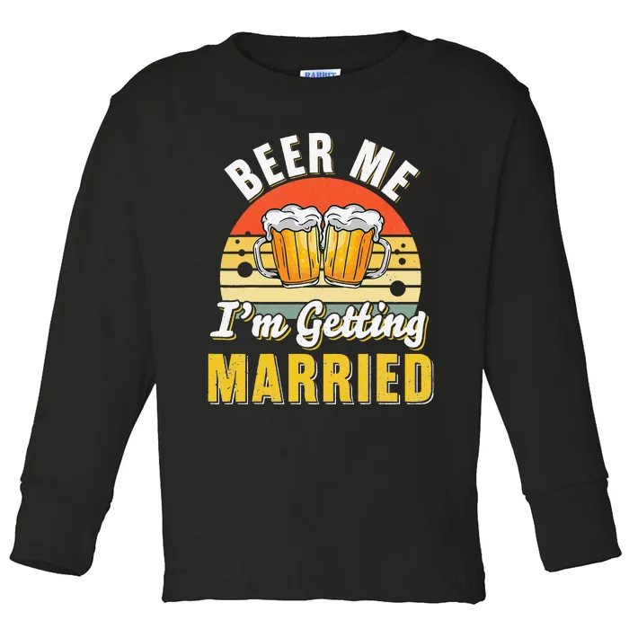 Groom Bachelor Supplies Party Wedding Toddler Long Sleeve Shirt