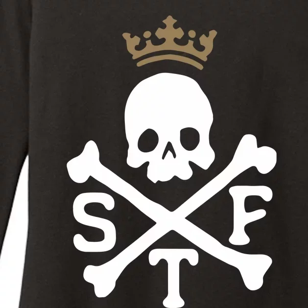 Glenn Beck Stf Skull & Bones Womens CVC Long Sleeve Shirt