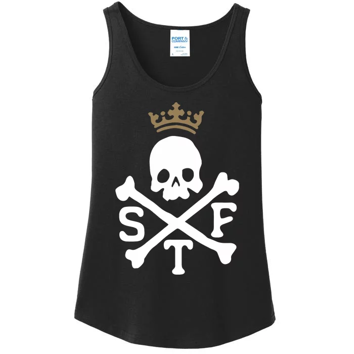 Glenn Beck Stf Skull & Bones Ladies Essential Tank