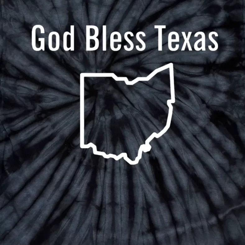 God Bless Texas Ohio Tie-Dye T-Shirt