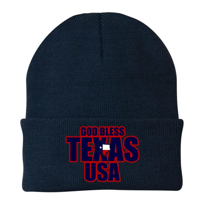 God Bless Texas Knit Cap Winter Beanie