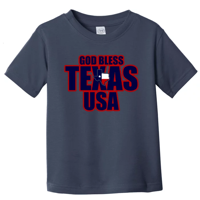 God Bless Texas Toddler T-Shirt