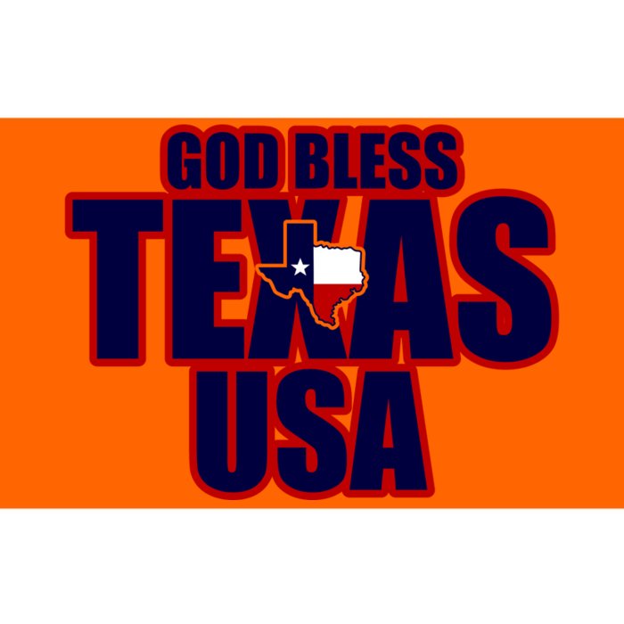 God Bless Texas Bumper Sticker